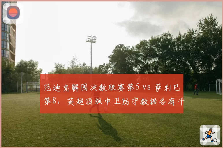 范迪克解围次数联赛第5 vs 萨利巴第8，英超顶级中卫防守数据各有千秋
